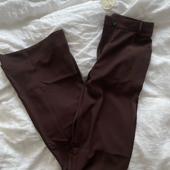 NWT Mirror Palais Cowboy Trousers in Chocolate - Picture 3 of 4